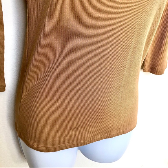 HP💘RALPH LAUREN⚡️Suede Lace Trim Petite Top_SP - Picture 4 of 9